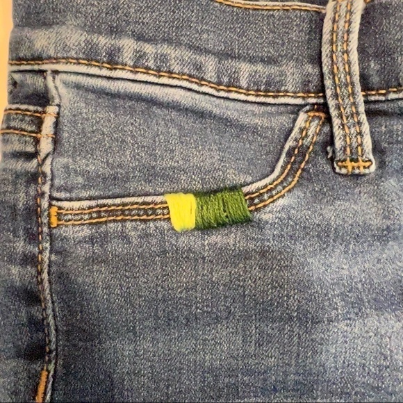 𝅺one of a kind Old Navy Rockstar Sashiko Jeans custom - Picture 5 of 16